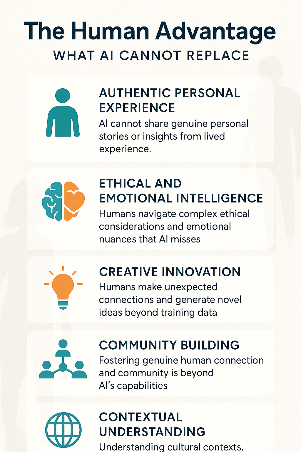 What AI Cannot Replace