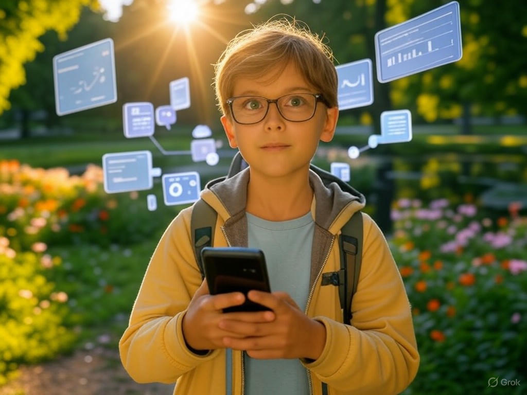 A promotional image of Google's AI Mode Search interface, featuring Gemini 2.5 AI interacting with users through conversational responses and visual recognition for smarter online searches.Image