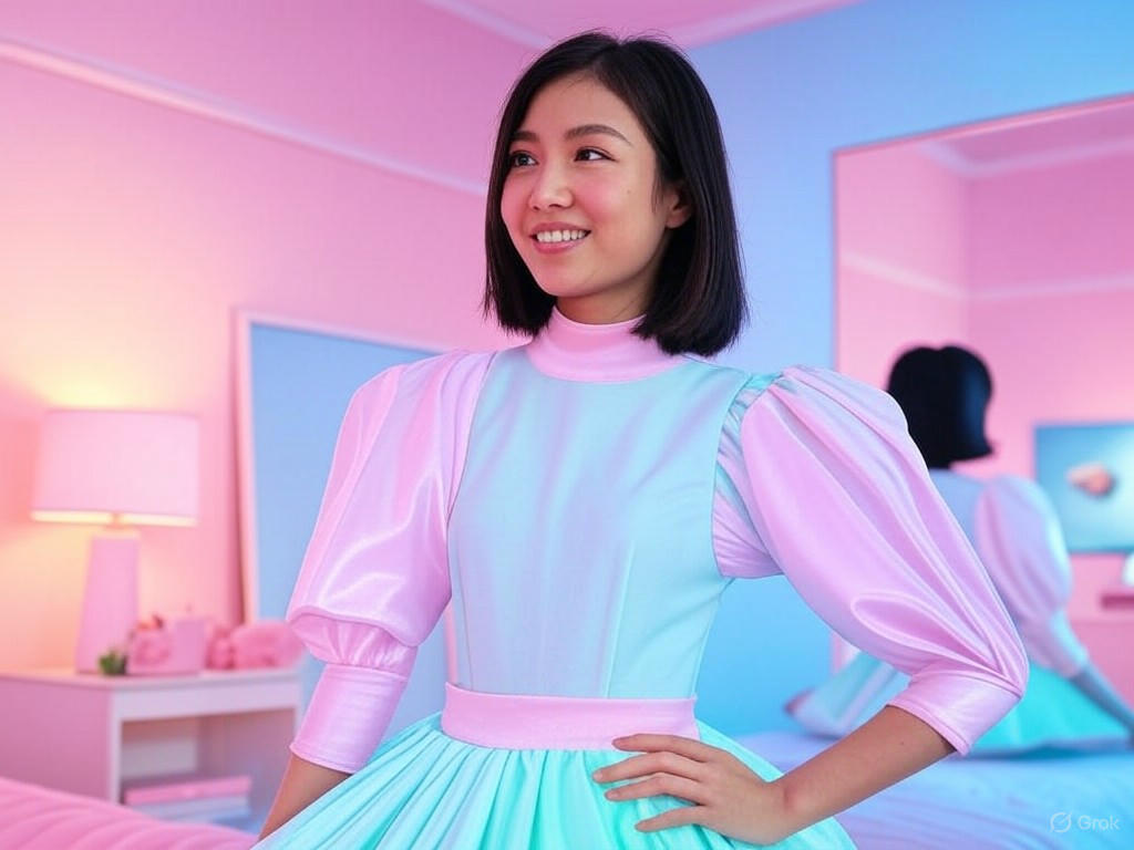 A user virtually trying on clothes with Google AI Try-On, showcasing personalized fashion recommendations on a digital avatar.Image