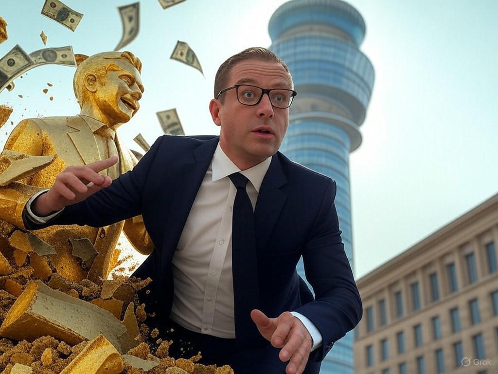 Illustration of investors rethinking US assets amid ECB warnings and global financial regime shift.Image