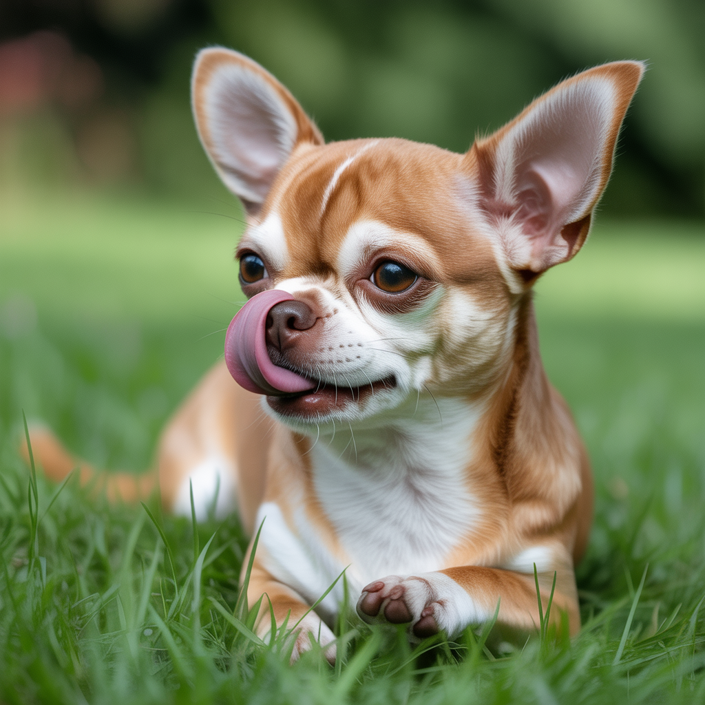 dog developing problematic paw-licking habits